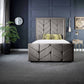 Milly Chevron Upholstered Soft Touch Bed Frame