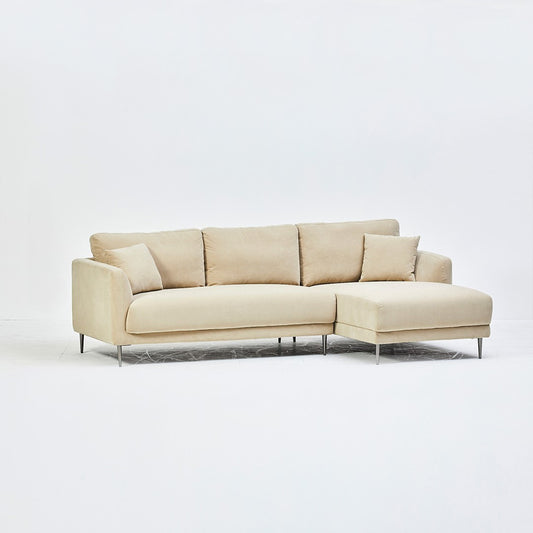 Circe Corner Sofa in Nordica Wickes Right Hand Facing