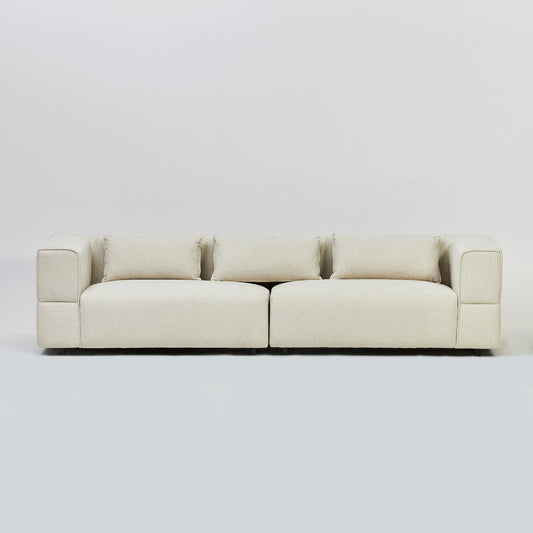 Aurora 4 Seater Sofa in Mikah Vanilla