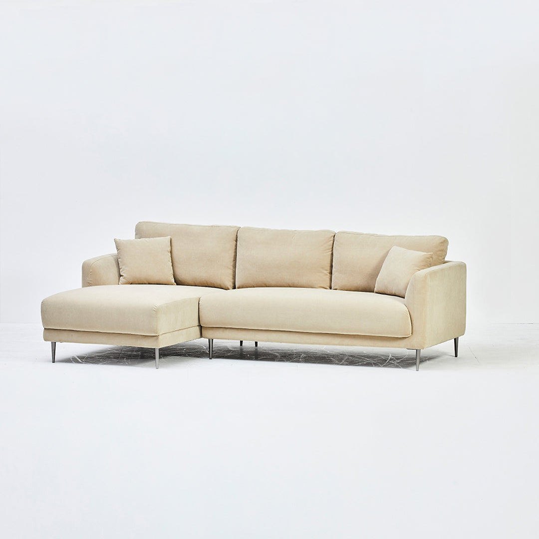 Circe Corner Sofa in Nordica Wickes Left Hand Facing