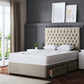 SERAPHINE CHESTERFIELD DIVAN BED WITH FOUR DRAWERS