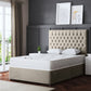 SERAPHINE CHESTERFIELD DIVAN BED WITH TWO DRAWERS AND OPTIONAL MATTRESS