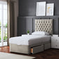 SERAPHINE CHESTERFIELD DIVAN BED WITH TWO DRAWERS AND OPTIONAL MATTRESS