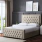 ALLEGRA UPHOLSTERED BED WITH OPTIONAL MATTRESS