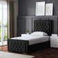 ALLEGRA UPHOLSTERED BED WITH OPTIONAL MATTRESS