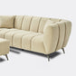 Otis 3 Seater and Ottoman in Nordica Wickes