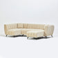 Noa Left Hand Facing Corner Sofa in Nordica Wickes with Ottoman