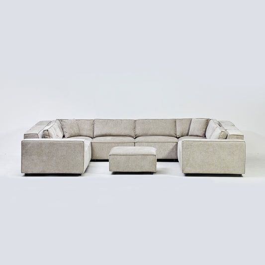 Ava Corner Sofa in Brooklyn Quill