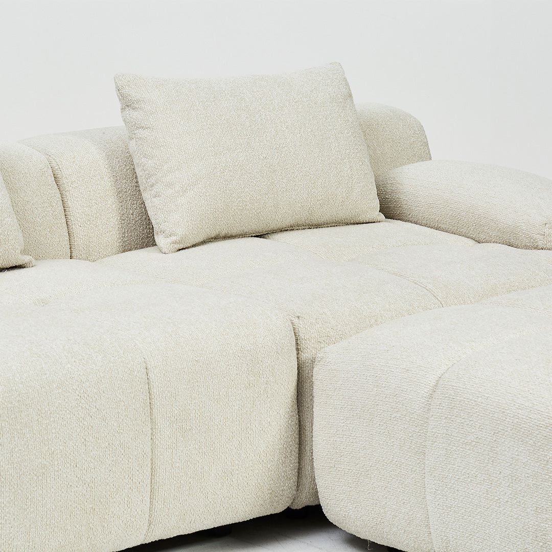 Orlando Corner Sofa in Mikah Vanilla