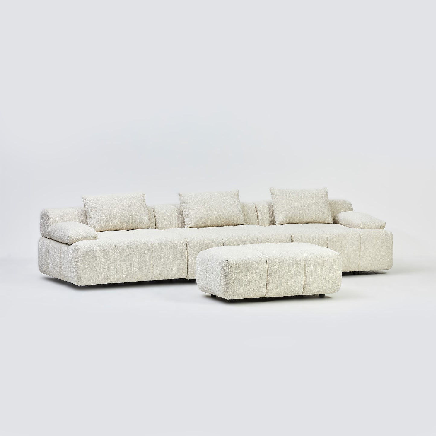 Orlando Corner Sofa in Mikah Vanilla