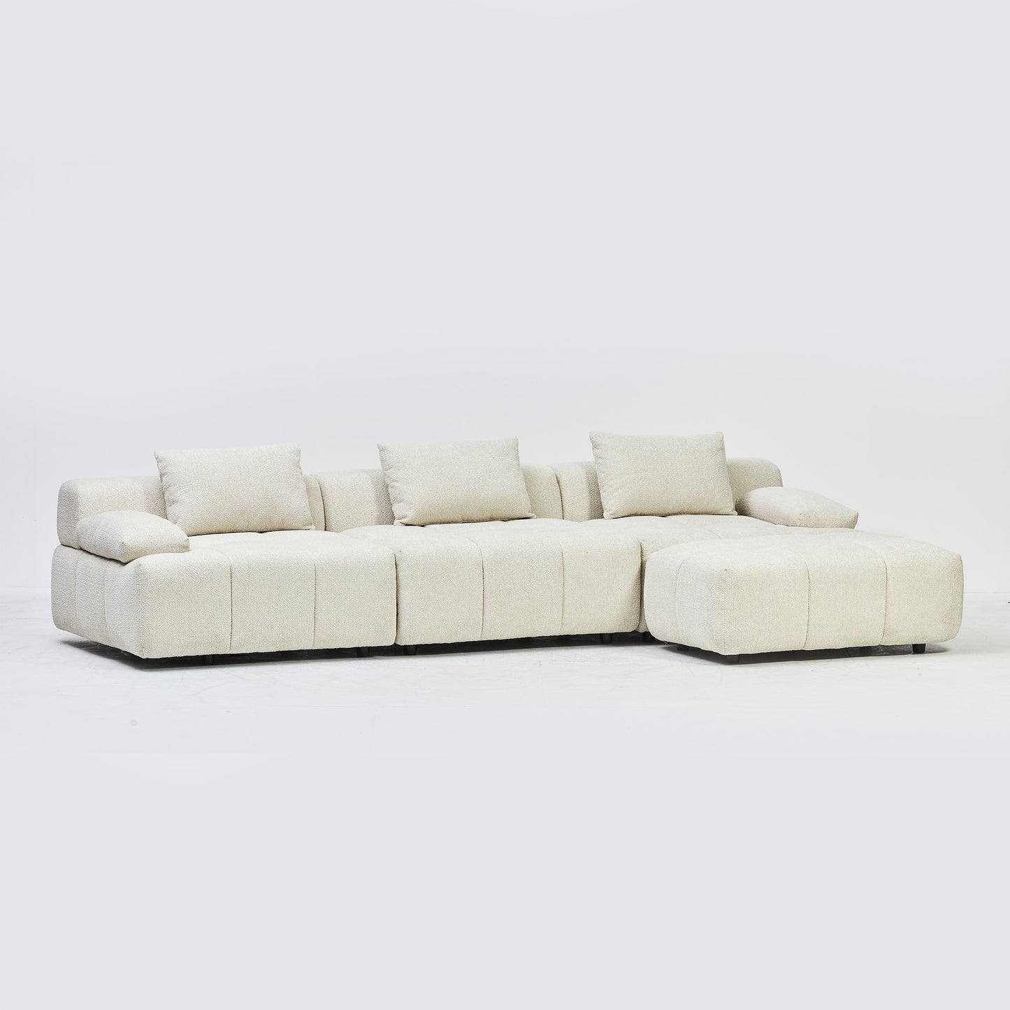 Orlando Corner Sofa in Mikah Vanilla