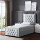 ALLEGRA UPHOLSTERED BED WITH OPTIONAL MATTRESS