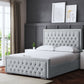 ALLEGRA UPHOLSTERED BED WITH OPTIONAL MATTRESS