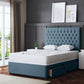 SERAPHINE CHESTERFIELD DIVAN BED WITH FOUR DRAWERS