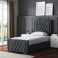 ALLEGRA UPHOLSTERED BED WITH OPTIONAL MATTRESS