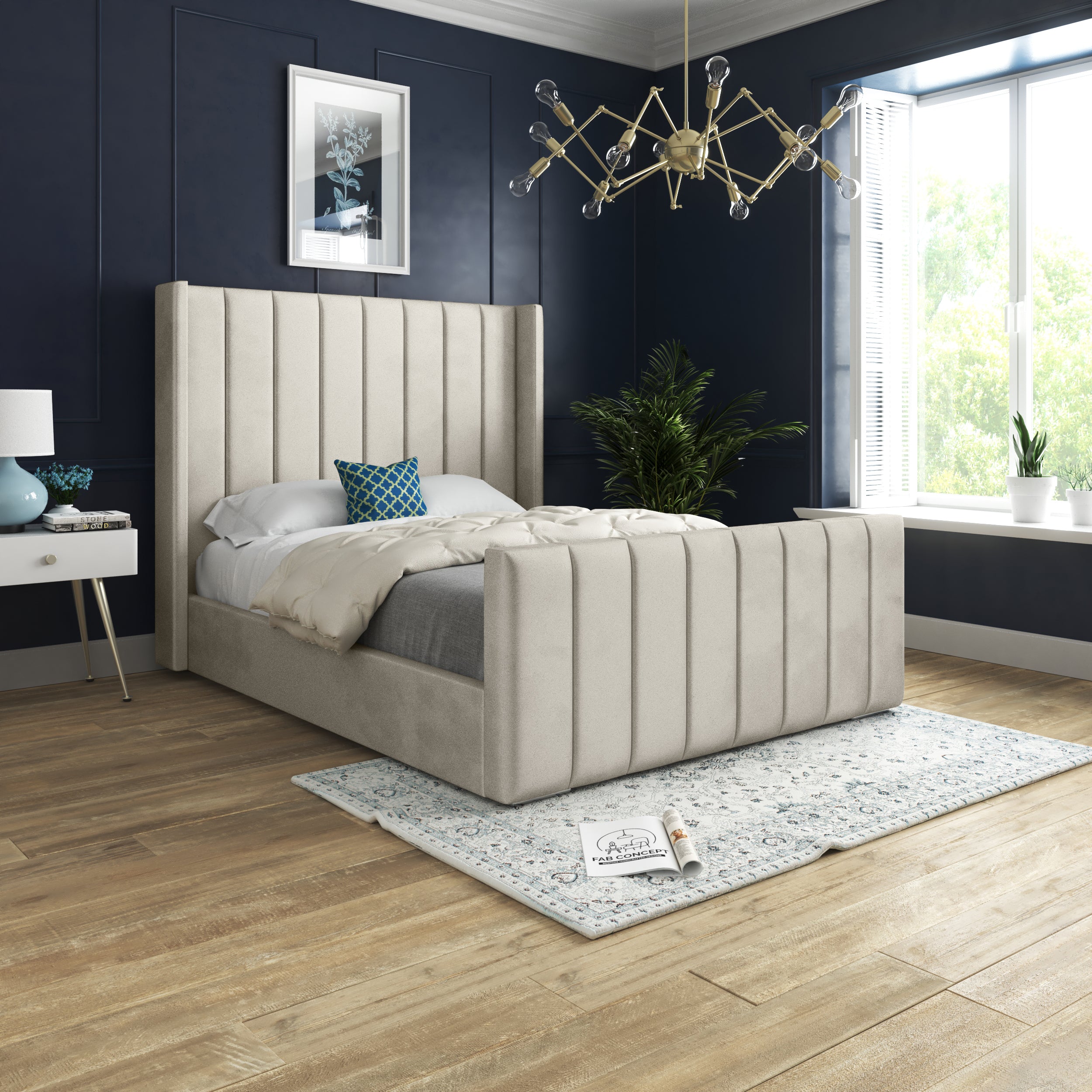 Oxford upholstered store standard bed