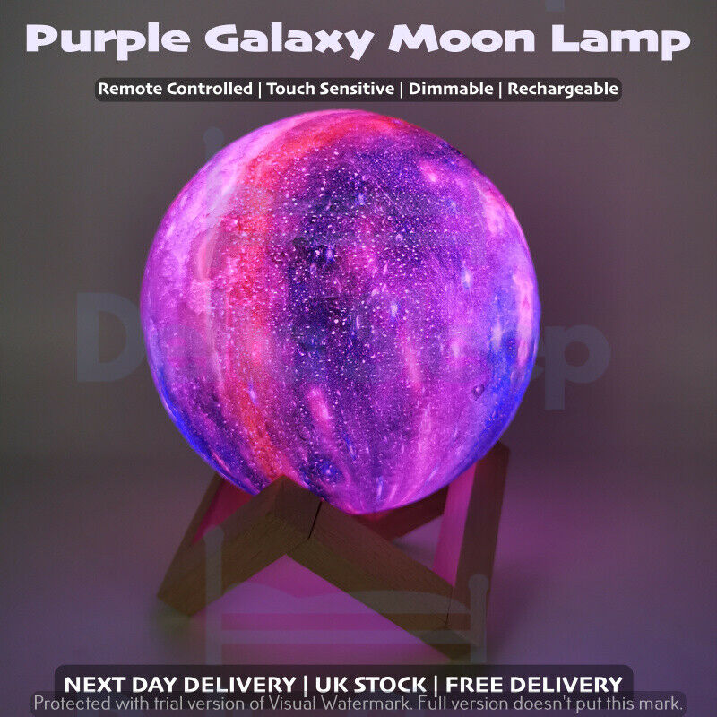 Led deals moon lamp