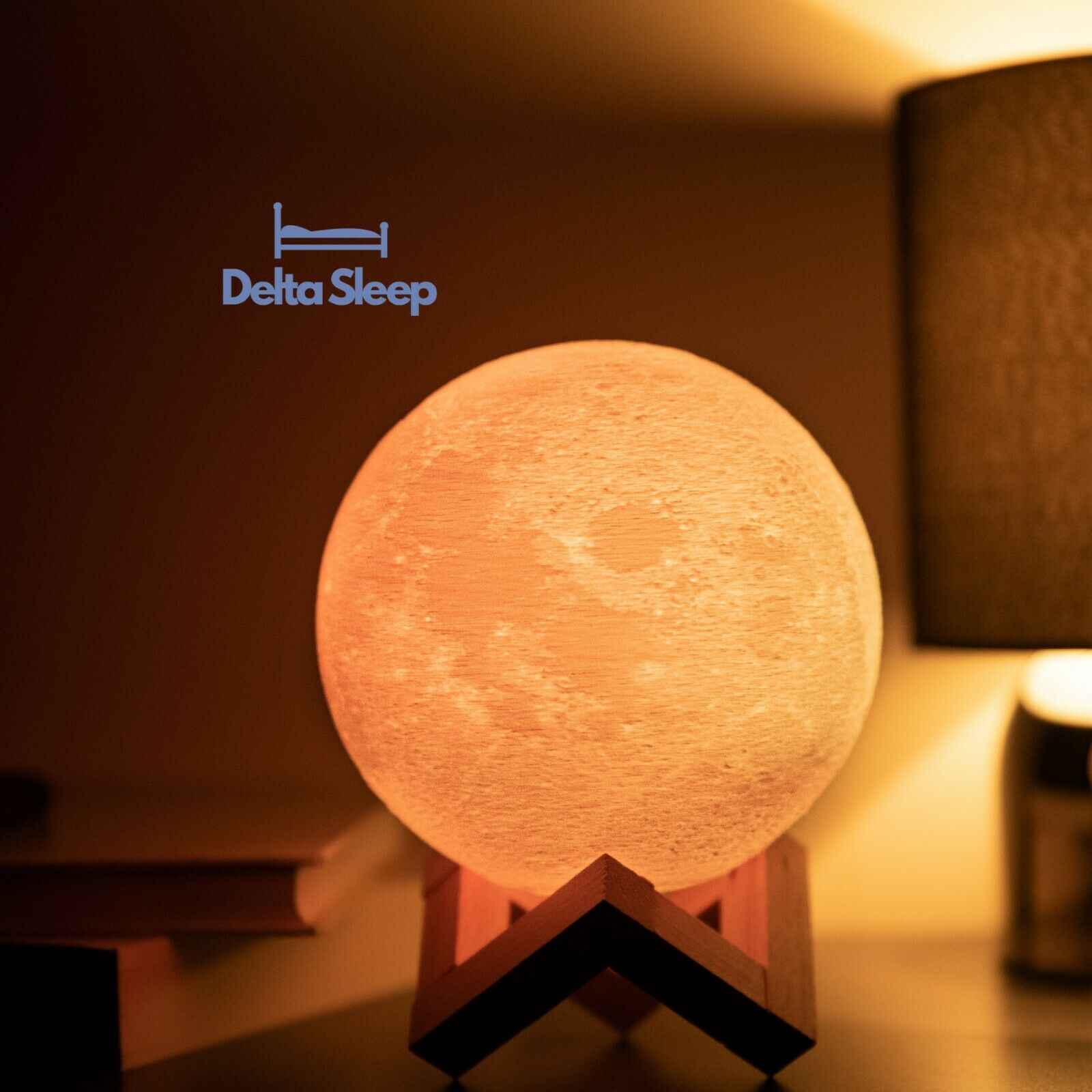 Rechargeable 3d on sale moon lamp